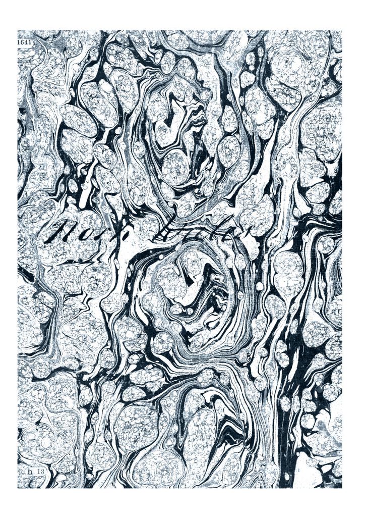 Poster - Vintage Marbled Paper 21x30 - Dear Sam