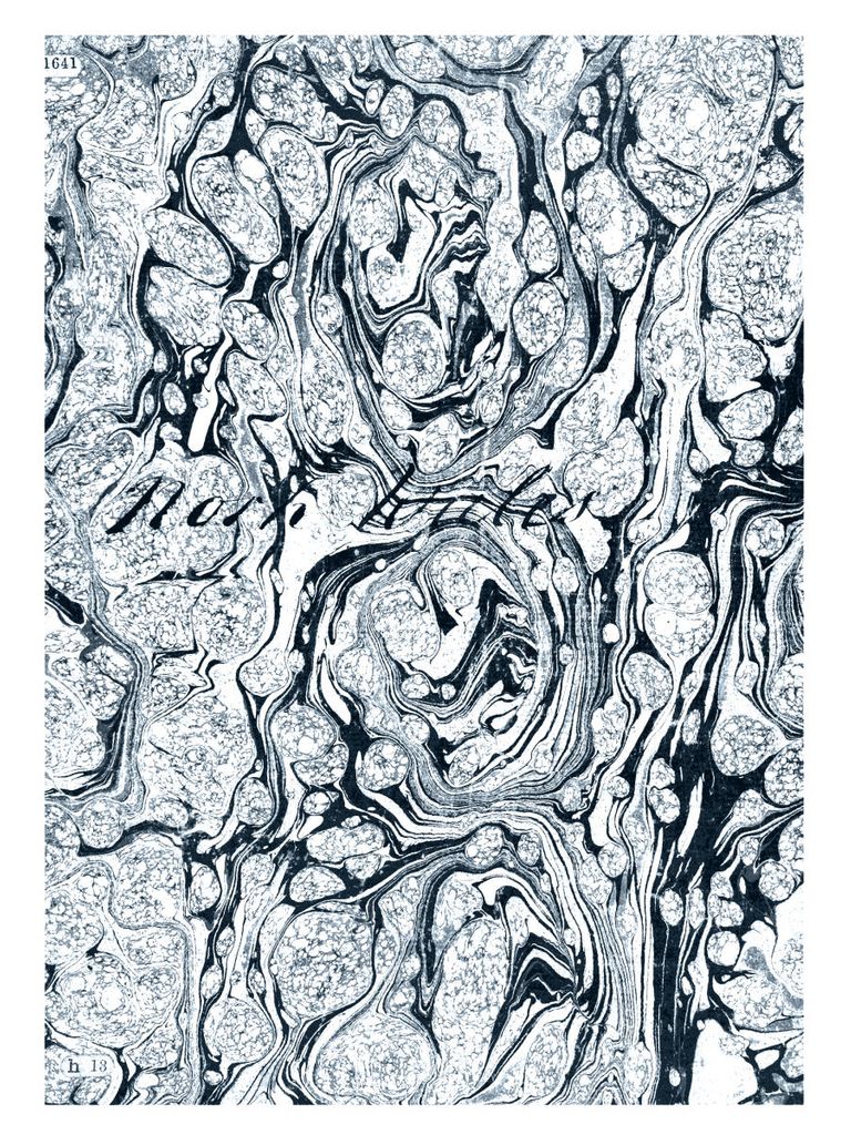 Poster - Vintage Marbled Paper 30x40 - Dear Sam