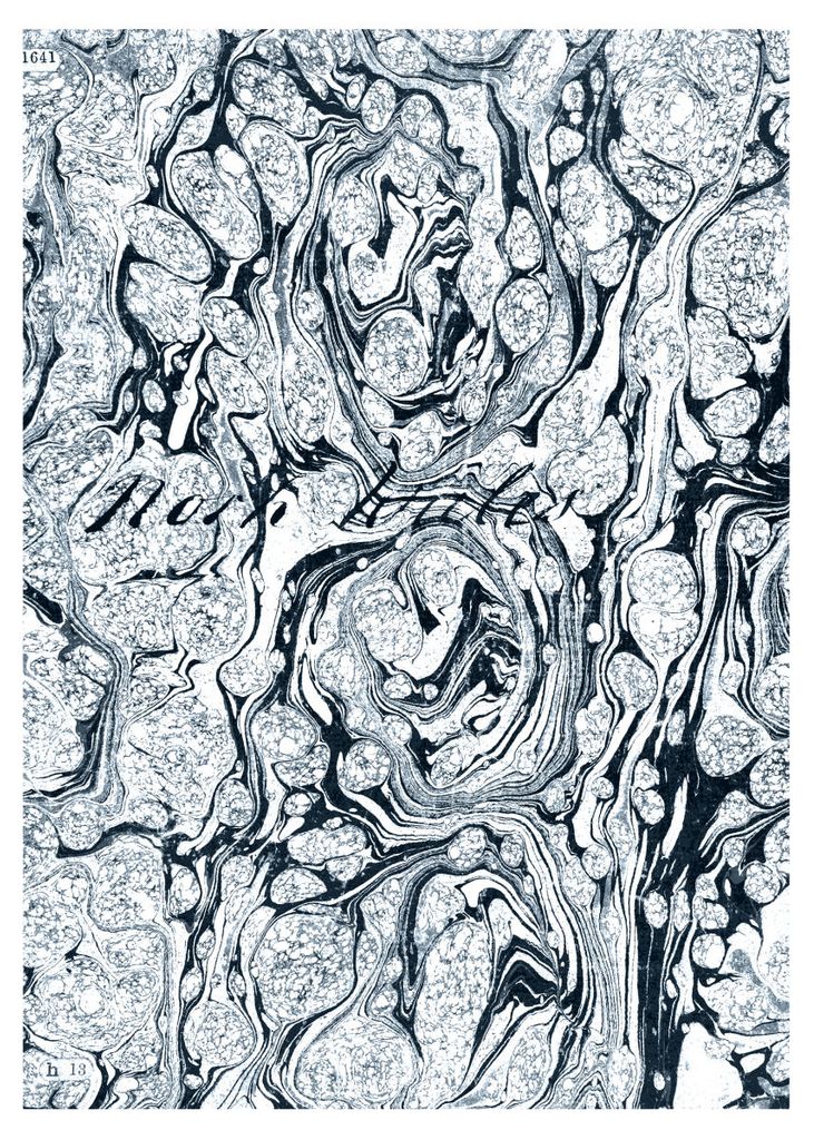 Poster - Vintage Marbled Paper 50x70 - Dear Sam