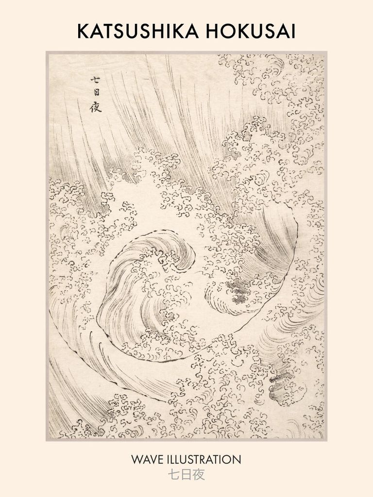 Plakat - Wave By Katsushika Hokusai 30x40 - Dear Sam