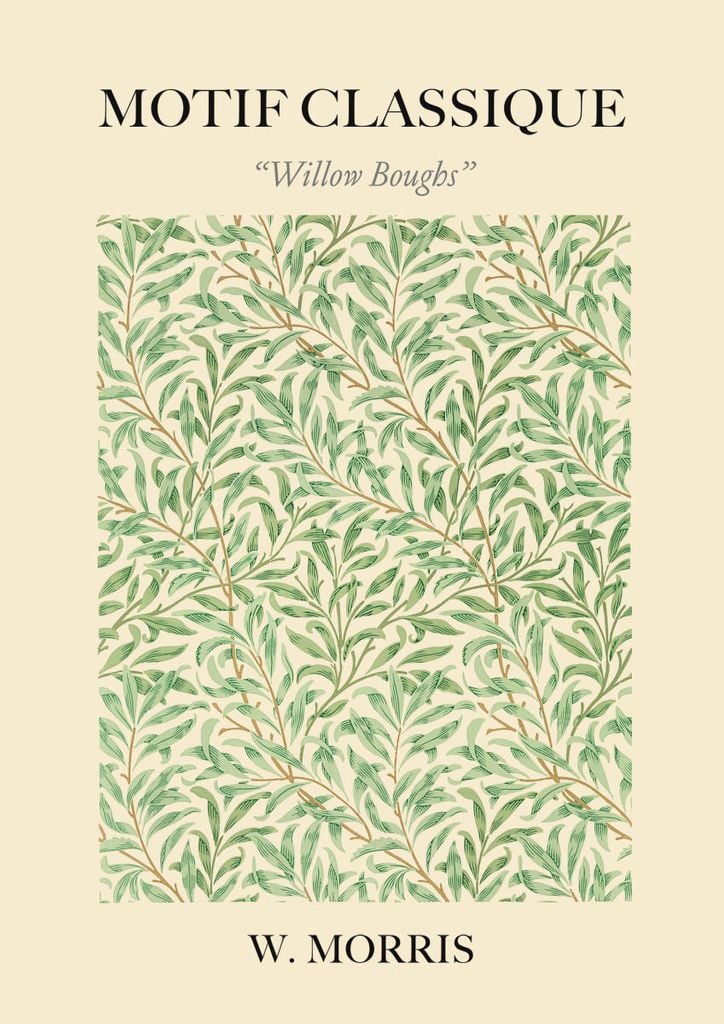 Poster - Willow Boughs By William Morris 21x30 - Dear Sam