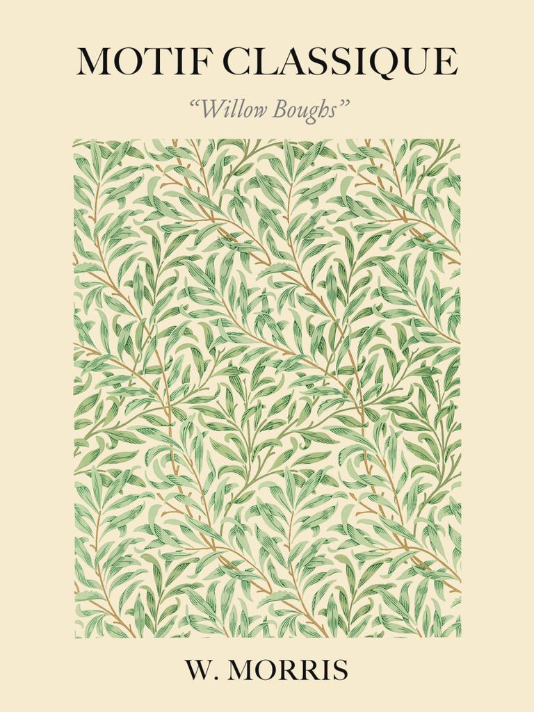 Poster - Willow Boughs By William Morris 30x40 - Dear Sam