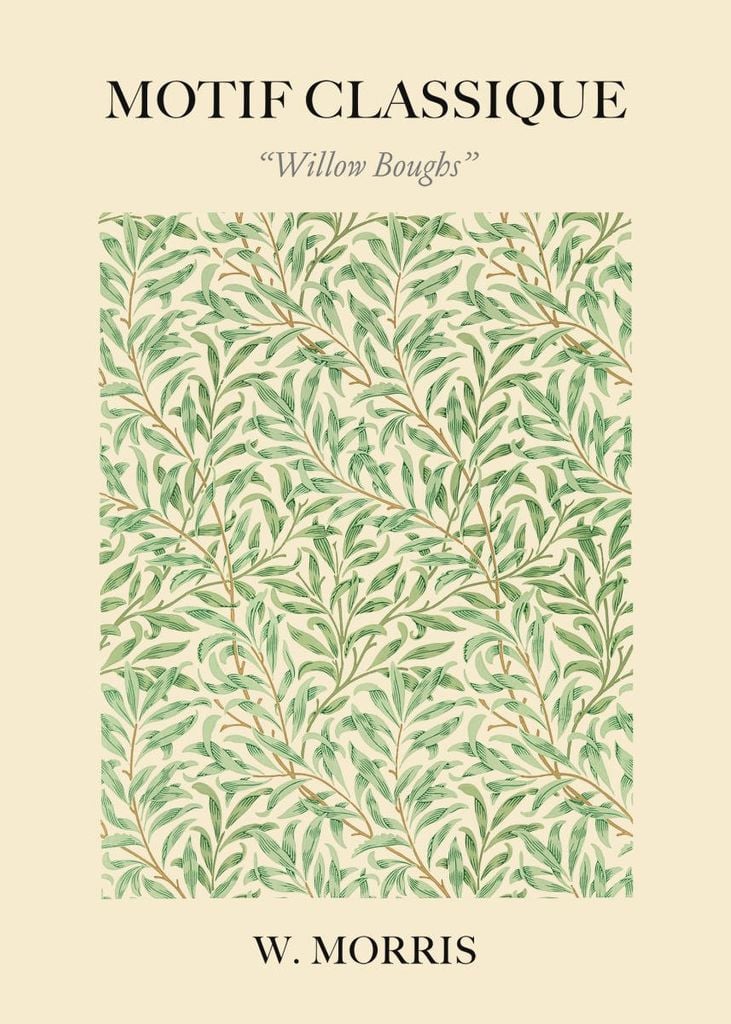 Poster - Willow Boughs By William Morris 50x70 - Dear Sam