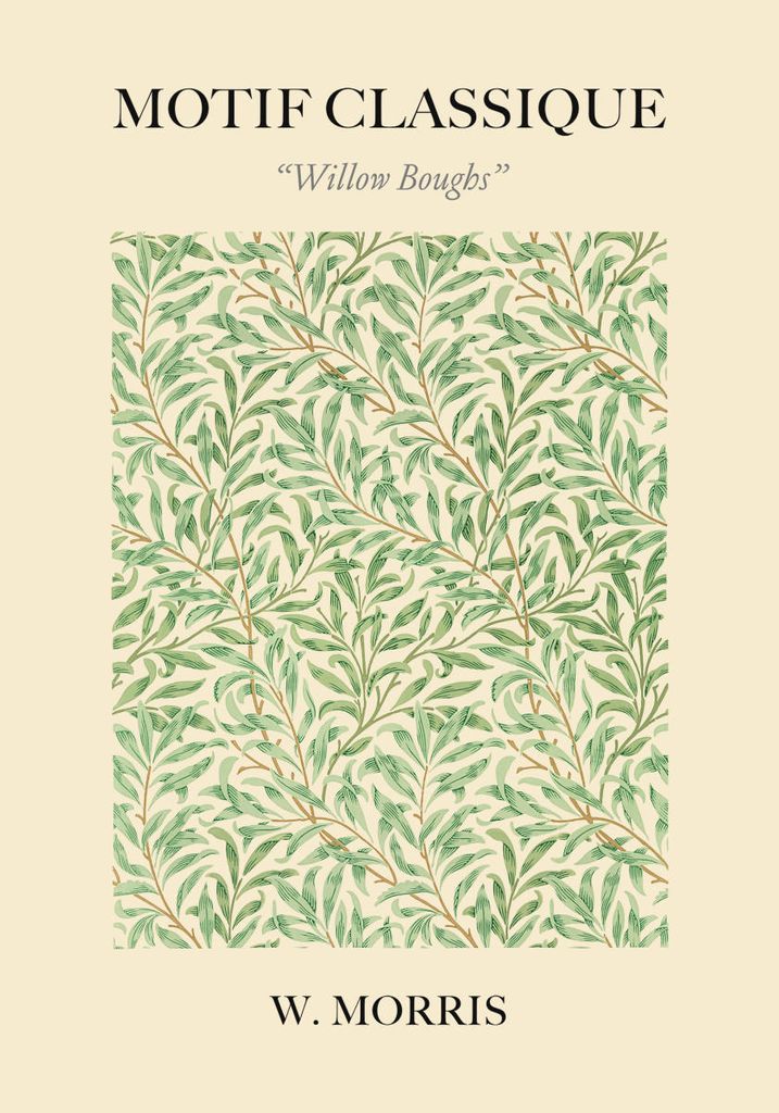 Poster - Willow Boughs By William Morris 70x100 - Dear Sam