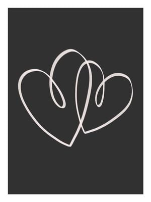 2 Hearts 30x40