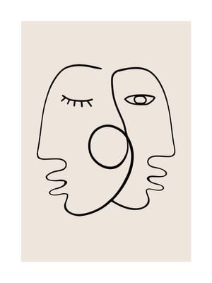 Abstract Face 1 30x40