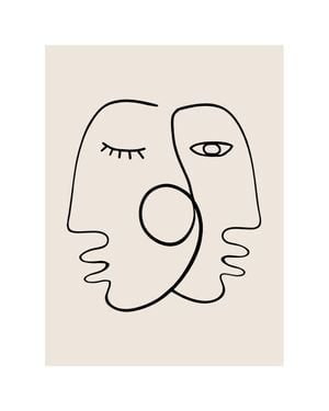 Abstract Face 1 40x50