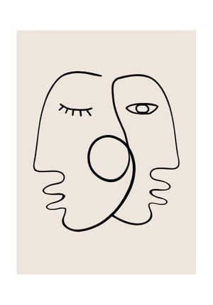 Abstract Face 1 70x100