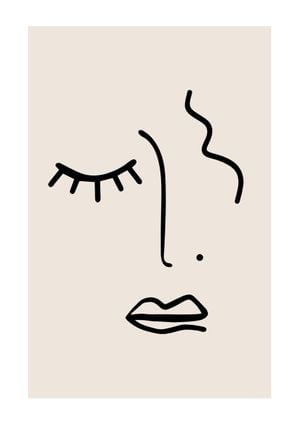 Abstract Face 2 21x30