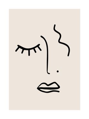 Abstract Face 2 30x40