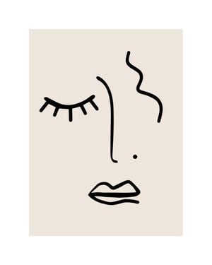 Abstract Face 2 40x50