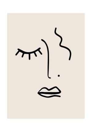 Abstract Face 2 70x100