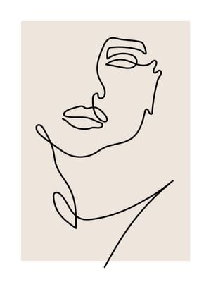 Abstract Face 3 30x40