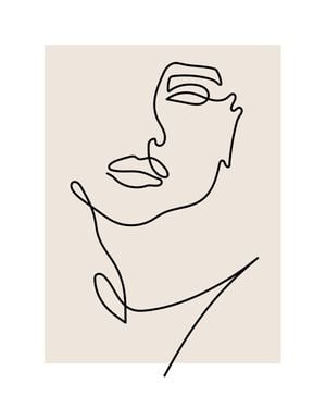 Abstract Face 3 40x50