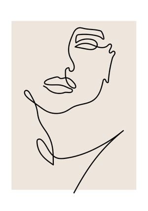 Abstract Face 3 70x100