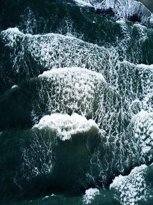 Aerial Ocean Waves 30x40