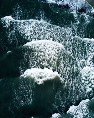 Aerial Ocean Waves 40x50