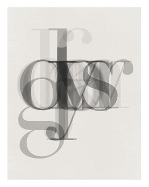 Alphabet Deconstructed 40x50