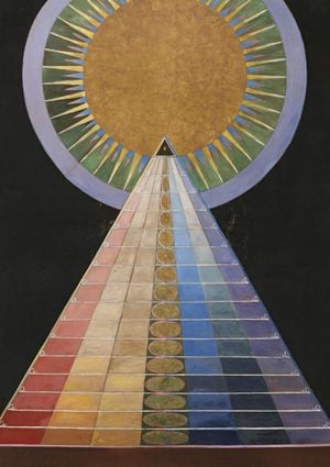 Altarpiece No 1 By Hilma Af Klint 21x30