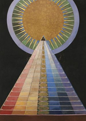 Altarpiece No 1 By Hilma Af Klint 50x70
