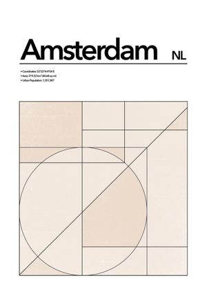 Amsterdam Abstract 21x30