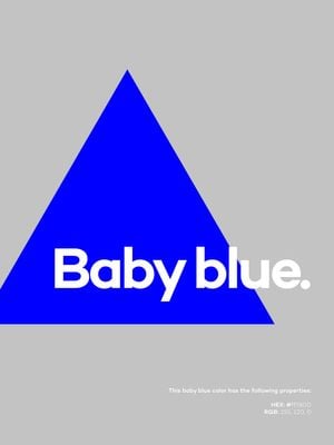 Baby Blue 30x40