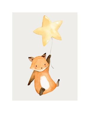 Baby Fox 40x50