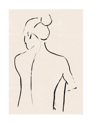 Back Outline 30x40