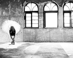 Ballerina And Windows 50x40