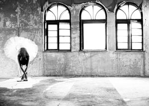 Ballerina And Windows 70x50