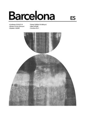 Barcelona Abstract 30x40