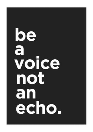 Be A Voice 21x30