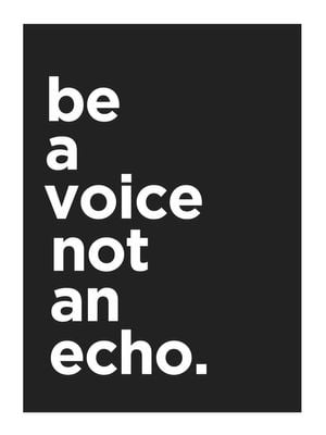Be A Voice 30x40