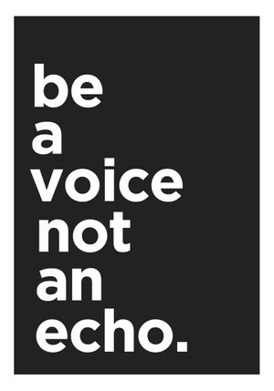 Be A Voice 70x100