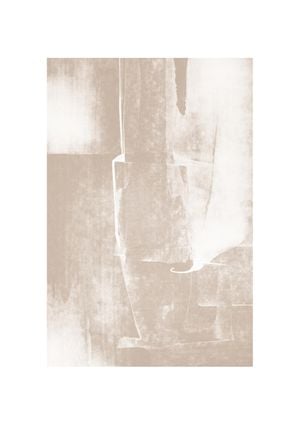 Beige Abstract 2 21x30