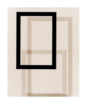 Beige Abstract 40x50