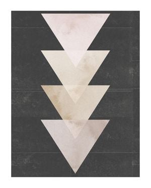 Beige Geometries 40x50