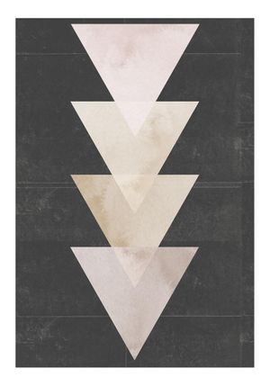 Beige Geometries 70x100
