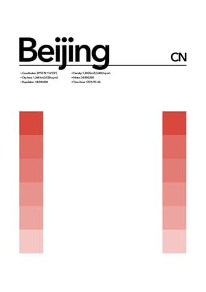 Beijing Abstract 21x30