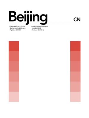 Beijing Abstract 30x40