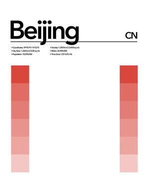 Beijing Abstract 40x50