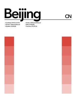 Beijing Abstract 50x70
