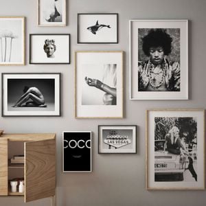 Black and White Dream Photo Wall