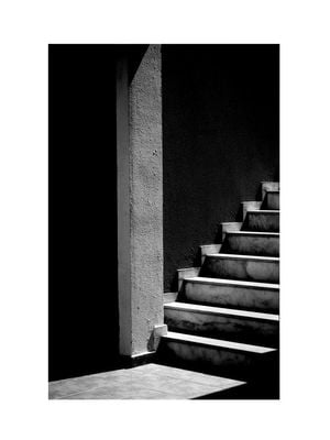 Black Marble Stairs 30x40