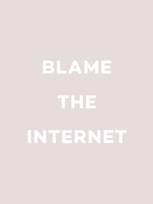 Blame The Internet 30x40