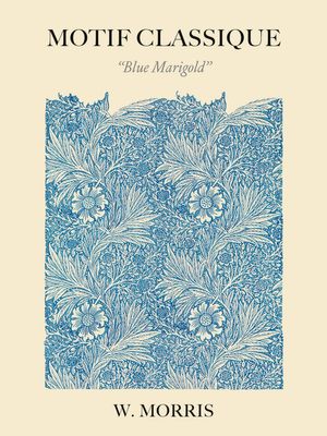 Blue Marigold By William Morris 30x40