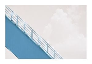 Blue Stairs 100x70