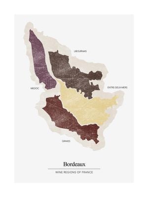 Bordeaux Region 30x40