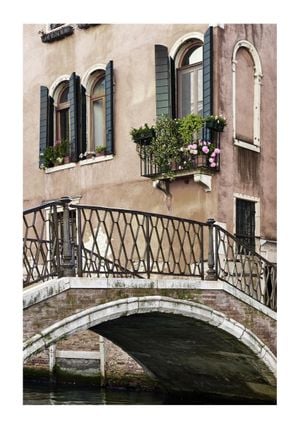 Bridge And Roses 70x100