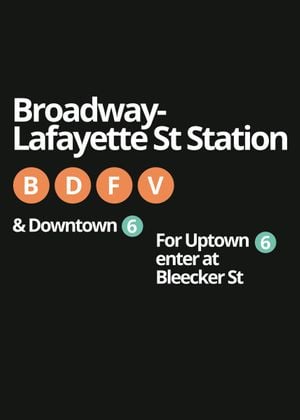 Broadway Lafayette 50x70